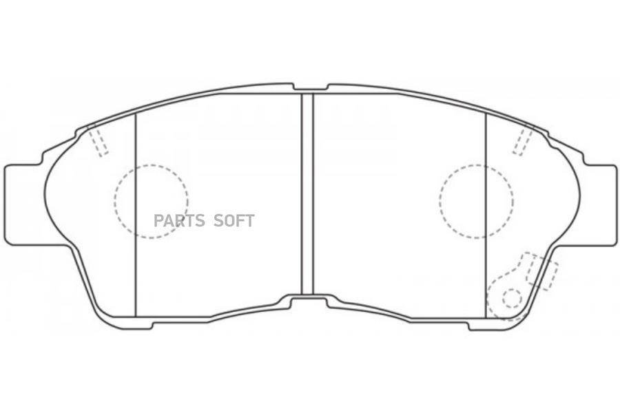 

Колодки торм диск пер к-т TOYOTA COROLLA 1.6 2000 - 2002 TOYOTA COROLLA 1.8 1998 - 20