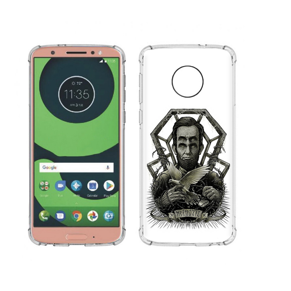 

Чехол MyPads Tocco для Motorola Moto G6 франклин абстракция (PT99805.376.662), Прозрачный, Tocco