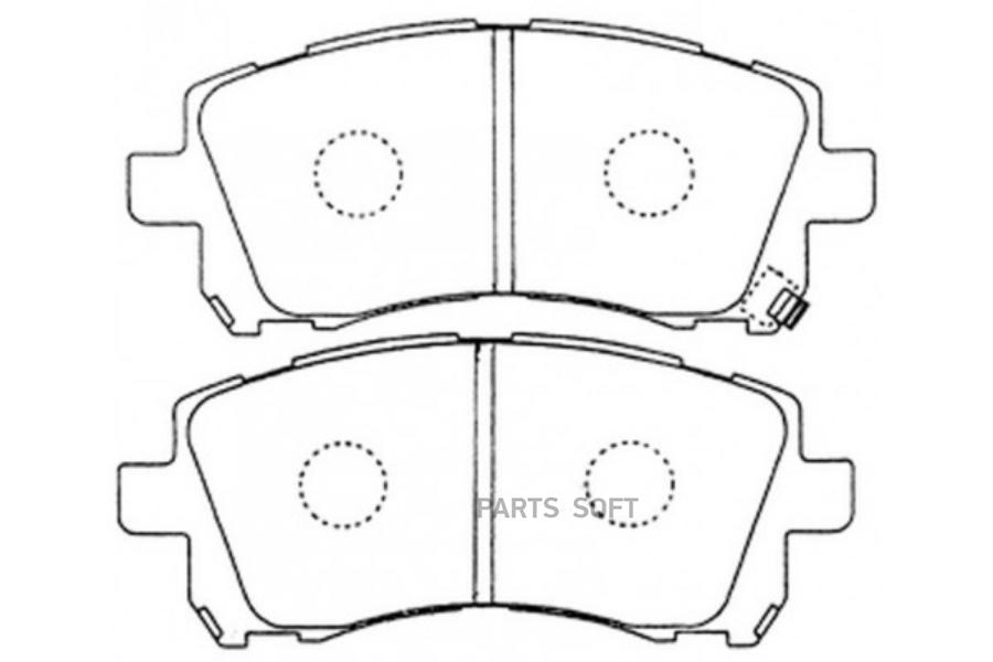 

Колодки торм диск пер к-т SUBARU OUTBACK 2.5 2003 - 2009 SUBARU LEGACY 2.0 2003 - по