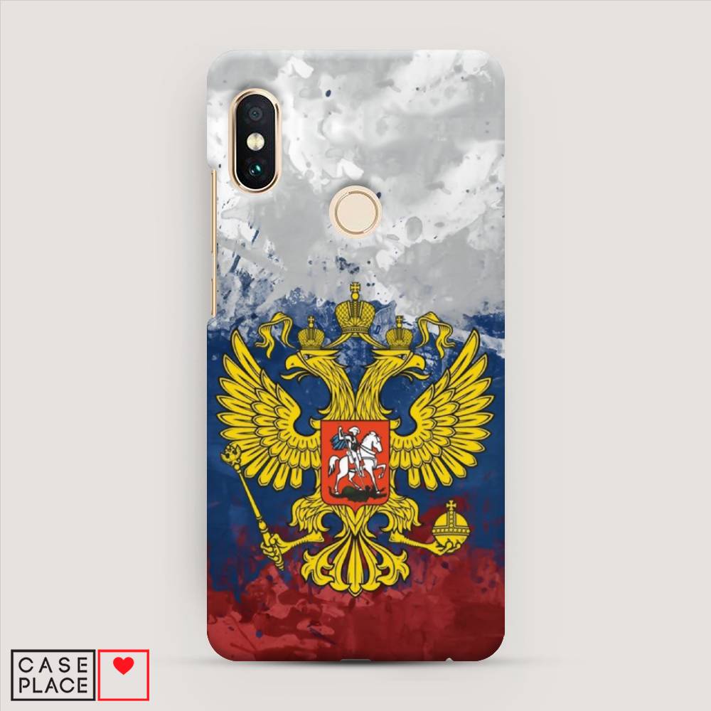 фото Пластиковый чехол "рф" на xiaomi redmi note 5 awog