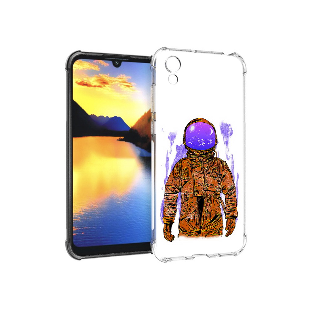 

Чехол MyPads Tocco для Huawei Y5 нарисованный мужчина в скафандре, Прозрачный, Tocco