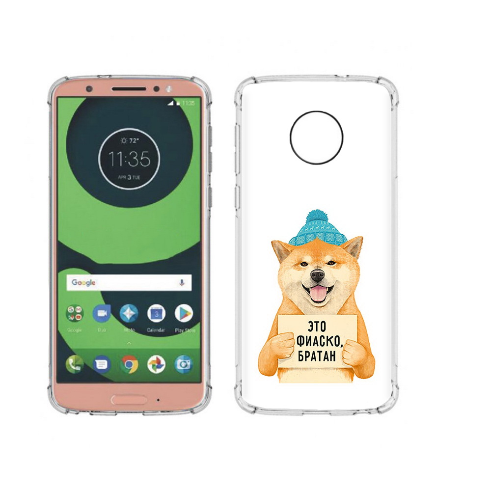 

Чехол MyPads Tocco для Motorola Moto G6 фиаско (PT99805.376.656), Прозрачный, Tocco