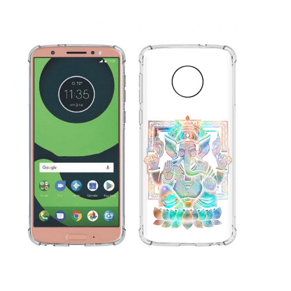 

Чехол MyPads Tocco для Motorola Moto G6 умный слон (PT99805.376.654), Прозрачный, Tocco