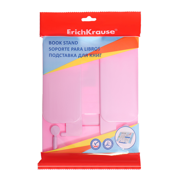 

Подставка для книг ErichKrause Pastel Bloom 10352386, пластиковая фиолетовый, Розовый