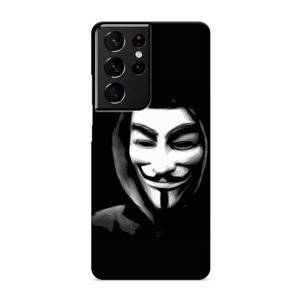 

Пластиковый чехол "Анонимус" на Samsung Galaxy S21 Ultra, 2102220-4
