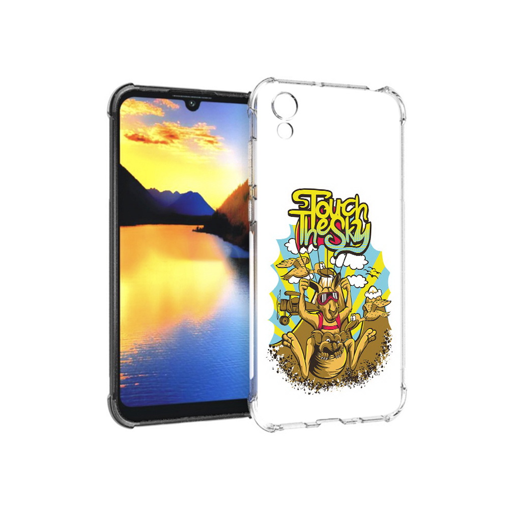 

Чехол MyPads Tocco для Huawei Y5 нарисованное кенгуру комикс, Прозрачный, Tocco
