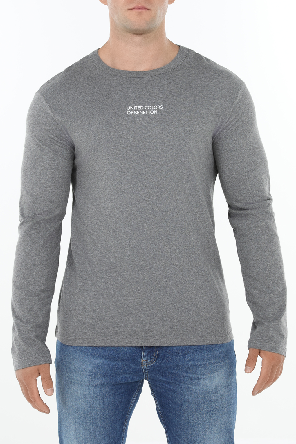 

Лонгслив мужской United Colors of Benetton 30964M017 серый M, 30964M017