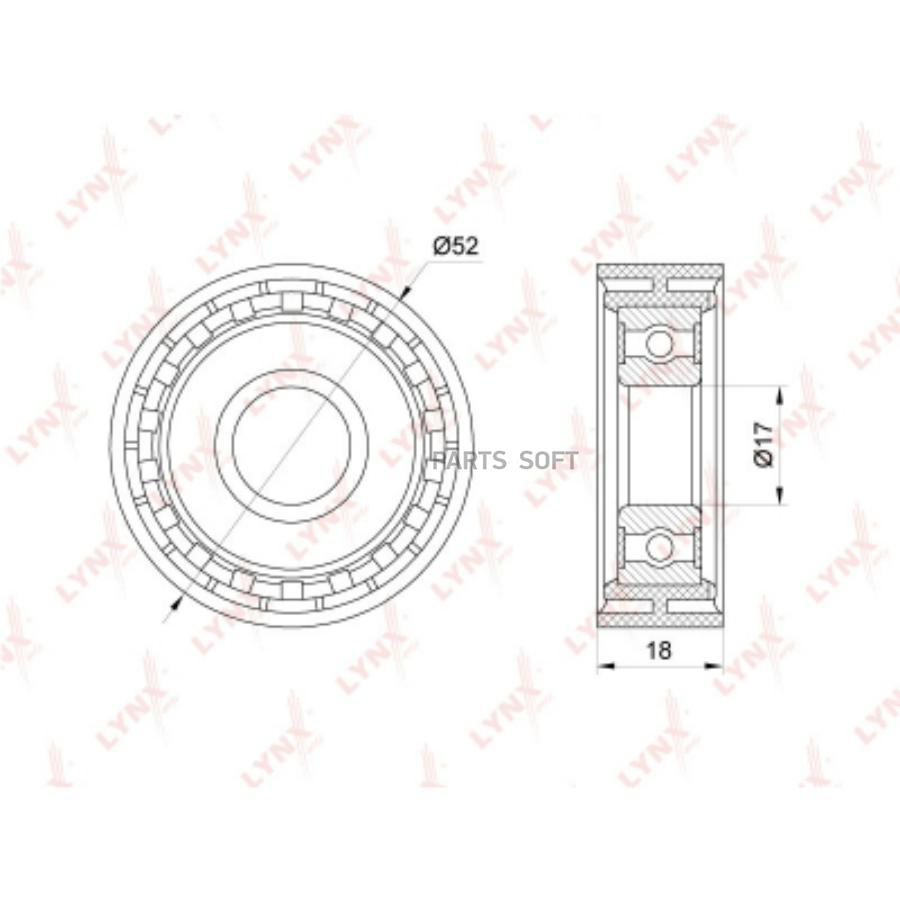 

Ролик руч.ремня FORD MONDEO III/TRANSIT 2.0-2.2D 2000 =>