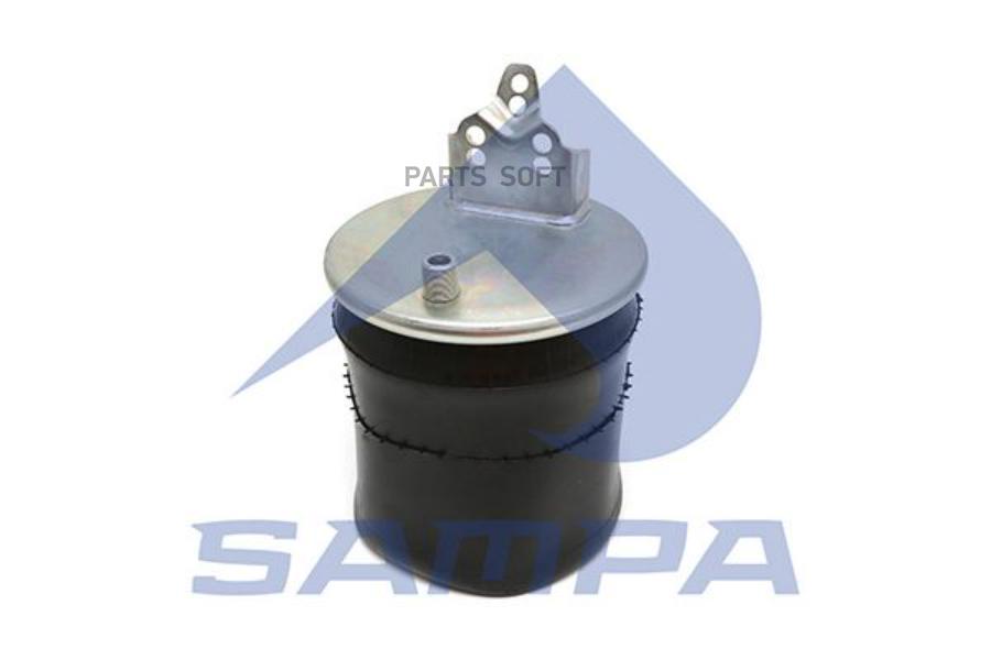 

SP 556416_пневмоподушка без стак. 1шп.-шт.М16/М24смещ.80+кронштейн Volvo FM/FH9/12