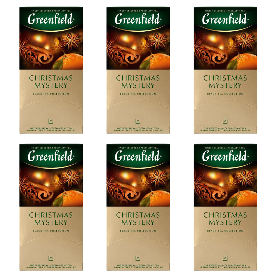 

Чай черный Greenfield Christmas Mystery, 25 пакетиков х 6 шт