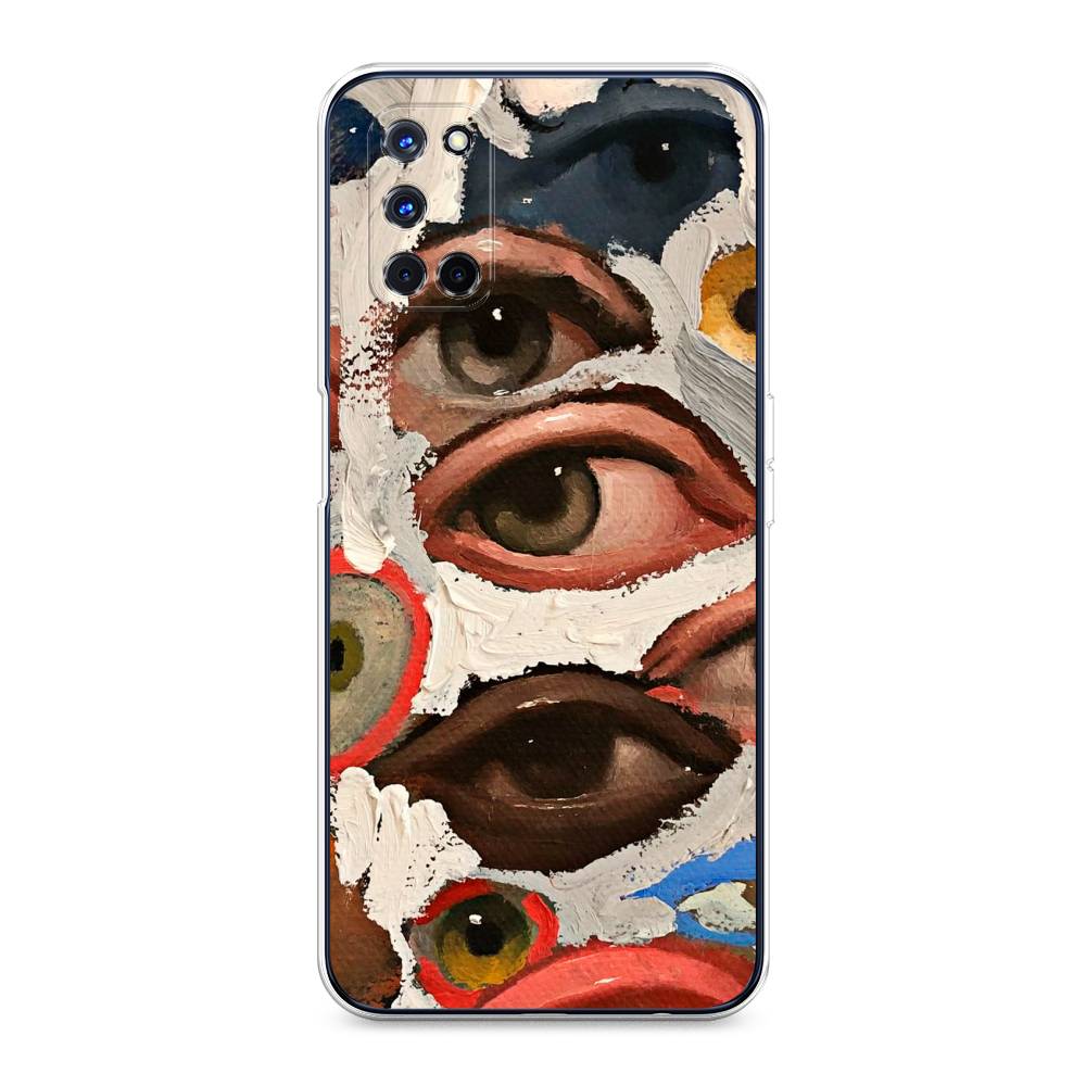 

Чехол Awog на Oppo A52 "Глаза масляная живопись", Разноцветный, 253150-7