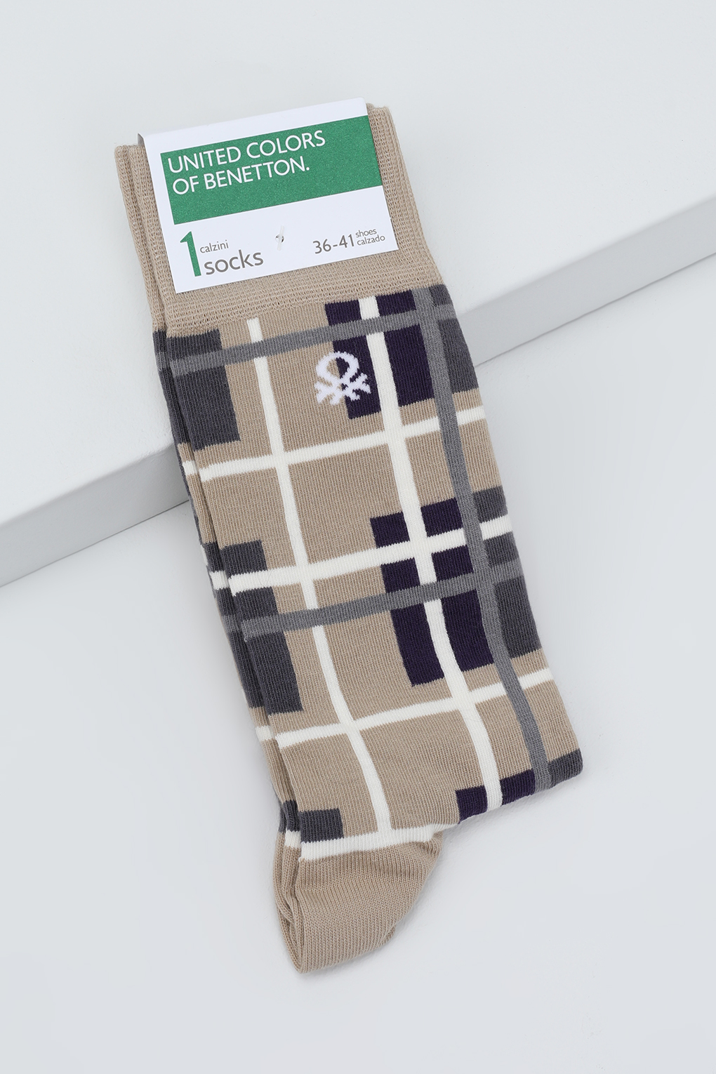 

Носки женские United Colors of Benetton 6AO32702N бежевые S, Бежевый, 6AO32702N