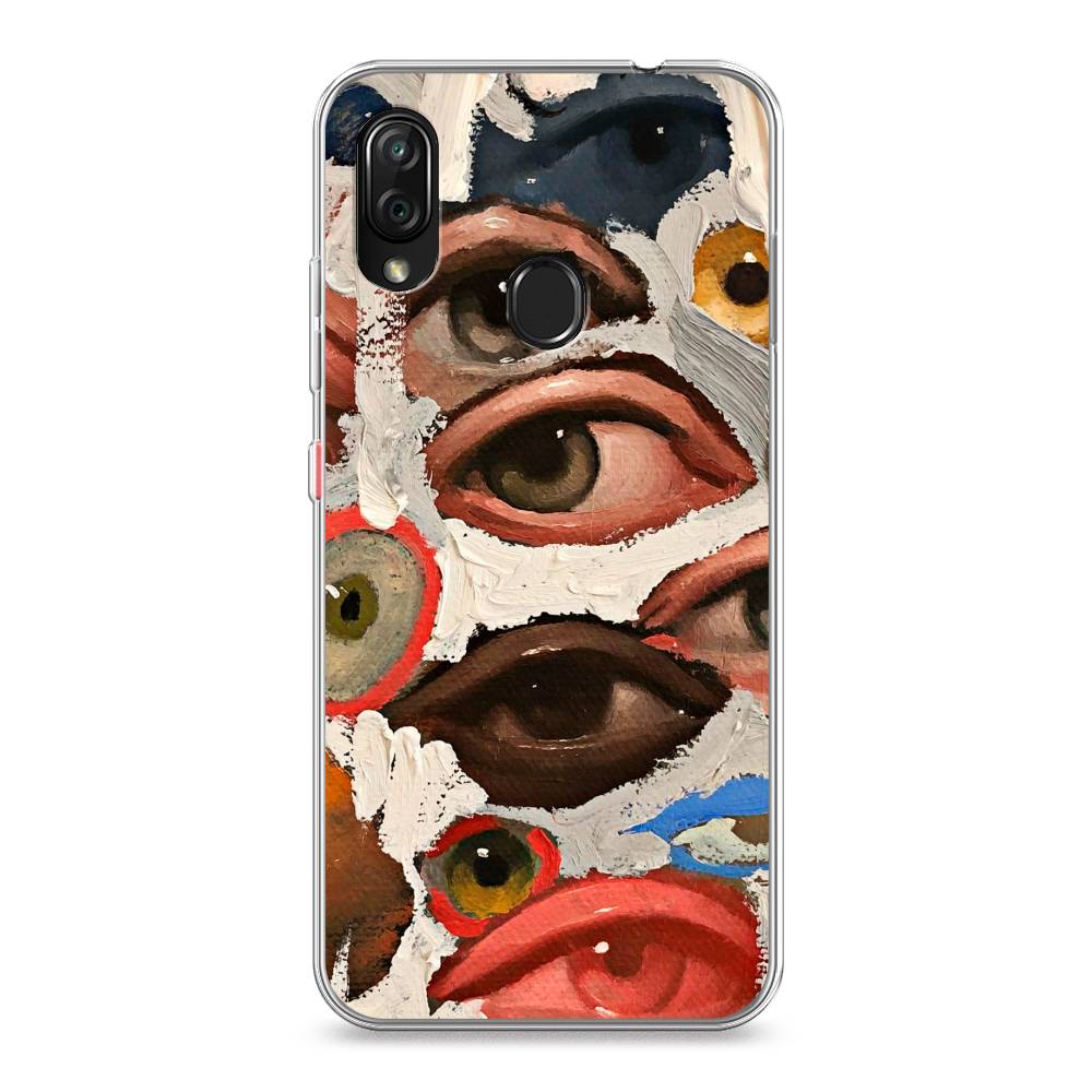 

Чехол Awog на ZTE Blade V10 Vita / ЗТЕ Блэйд V10 Vita "Глаза масляная живопись", Разноцветный, 132650-7