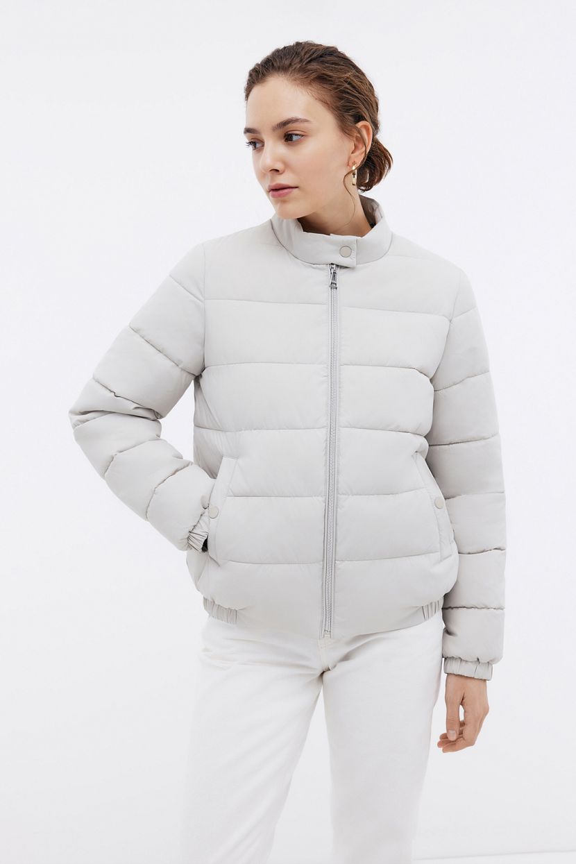 

Куртка женская Baon B0424201 серая 2XL, Серый, B0424201