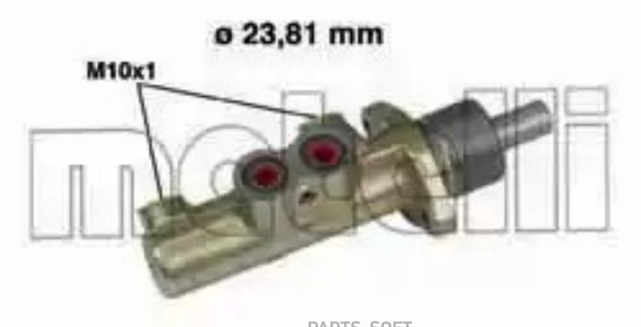 

Главный Тормозной Цилиндр Metelli арт. 050411