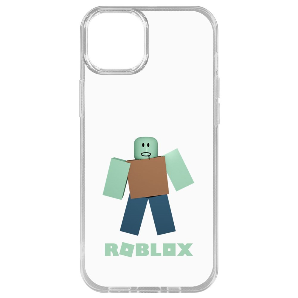 

Чехол-накладка Krutoff Clear Case Roblox-Зомби для iPhone 15 Plus, Прозрачный