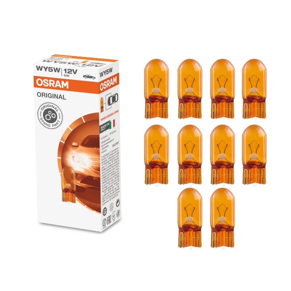 Комплект сигнальных ламп Osram WY5W (5W 12V) Original Line 10шт