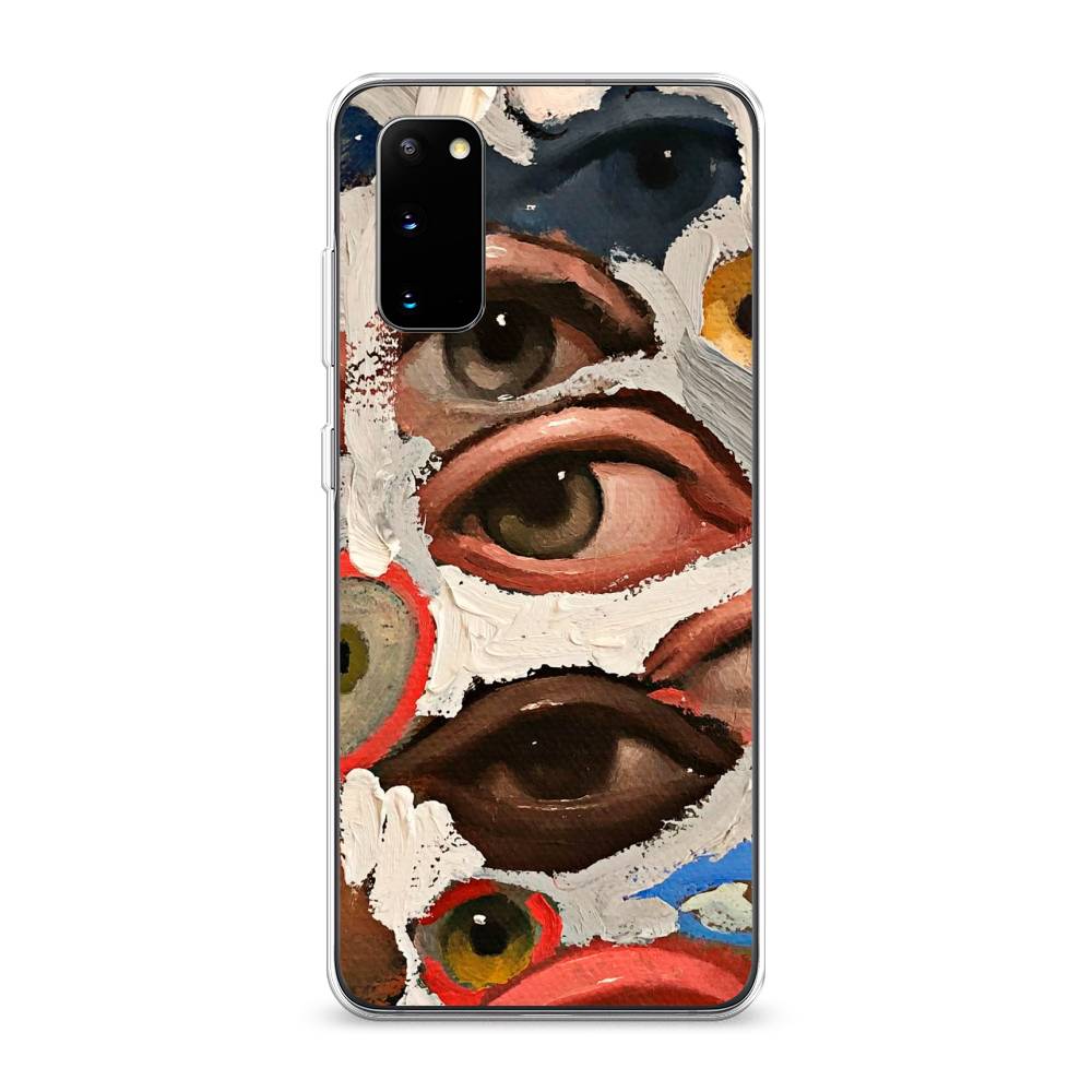 

Чехол Awog на Samsung Galaxy S20 "Глаза масляная живопись", Разноцветный, 29250-7