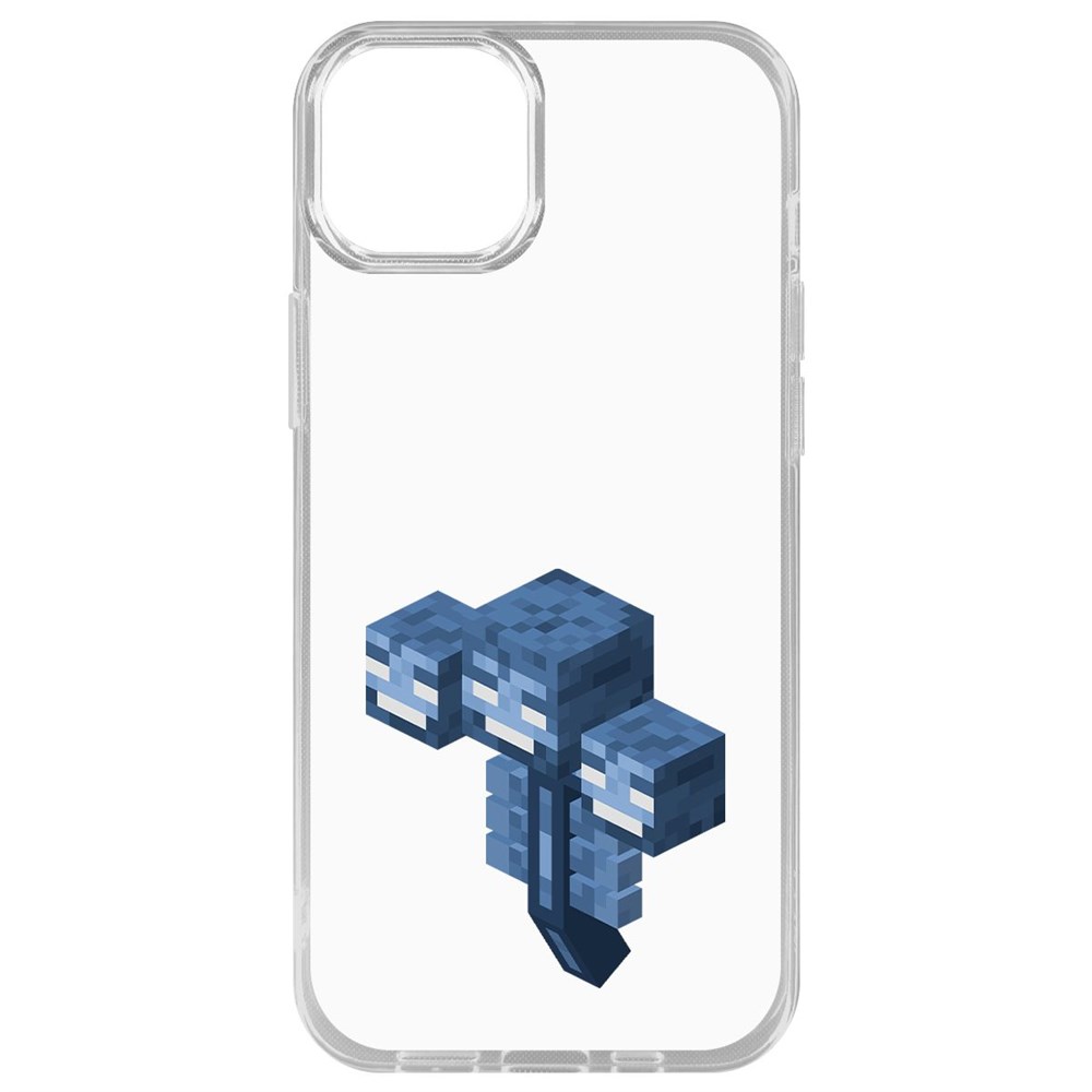 

Чехол-накладка Krutoff Clear Case Minecraft-Иссушитель для iPhone 15 Plus, Прозрачный