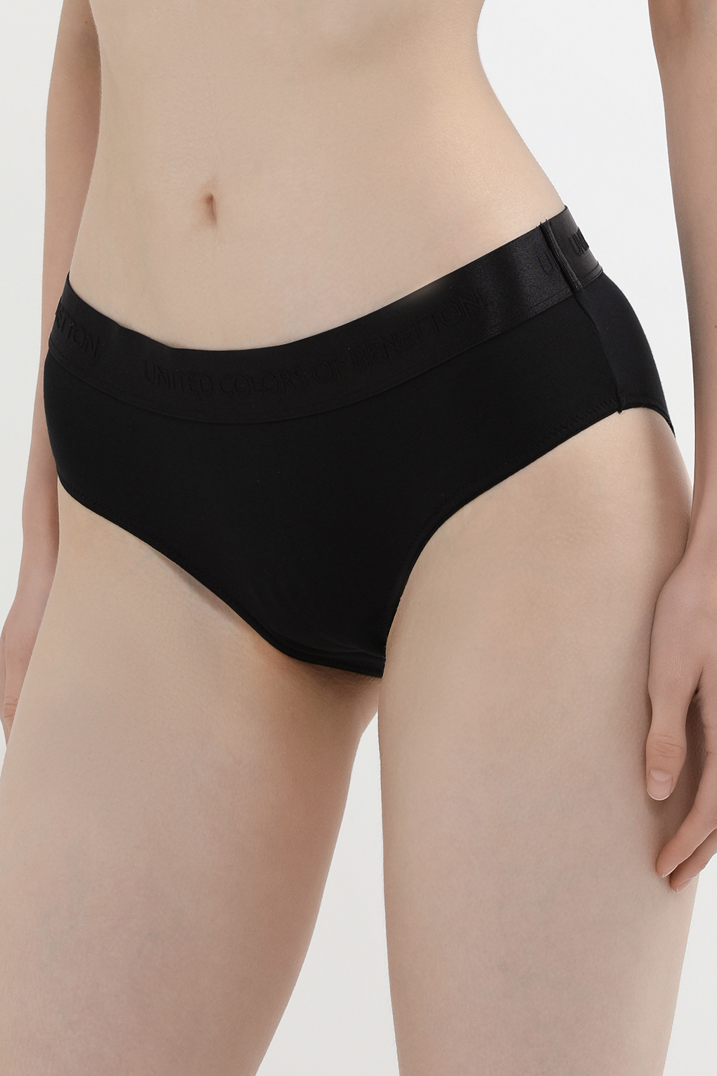 

Трусы женские United Colors of Benetton 3OP81S01L черные S, Черный, 3OP81S01L