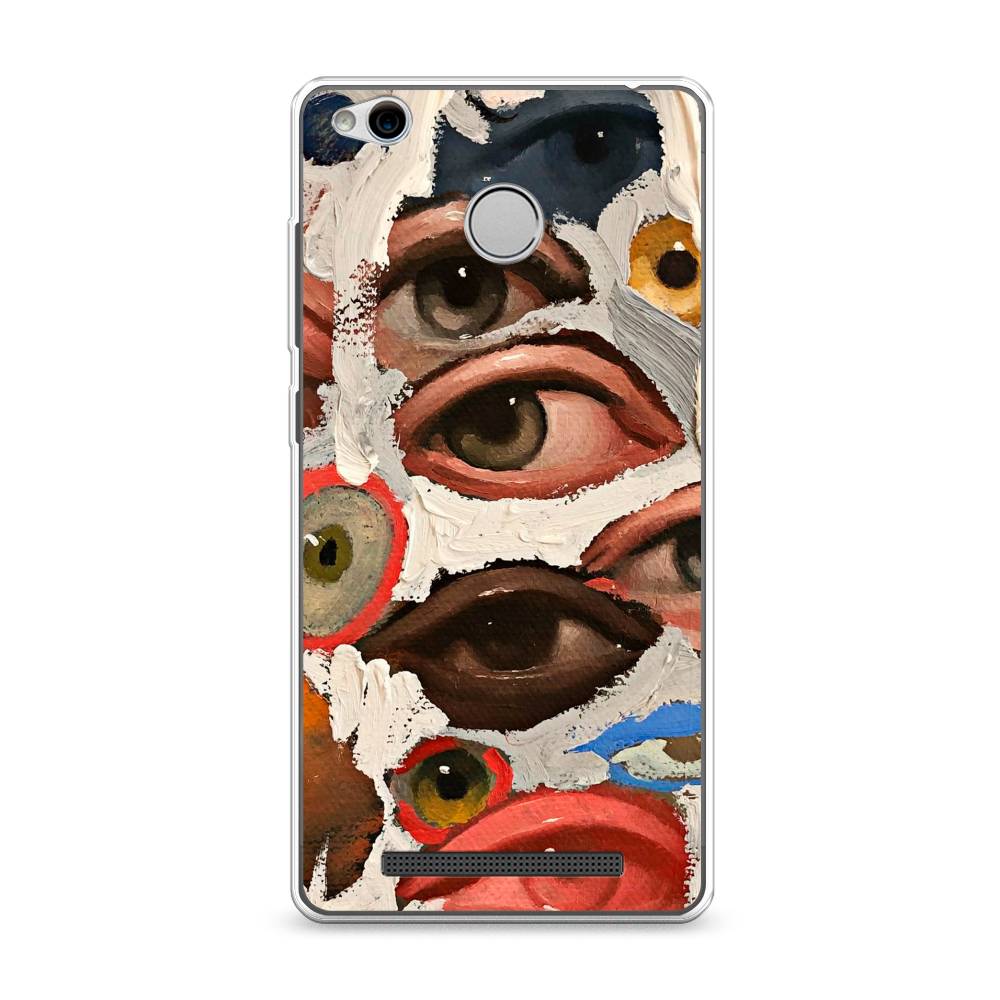 

Чехол Awog на Xiaomi Redmi 3 Pro (3S) "Глаза масляная живопись", Разноцветный, 30950-7