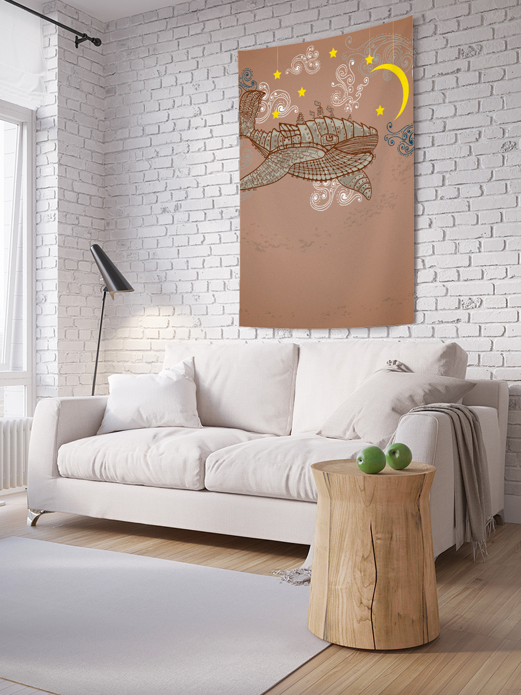

Вертикальное фотопанно на стену JoyArty Звездный кит 150x200 см, Звездный кит