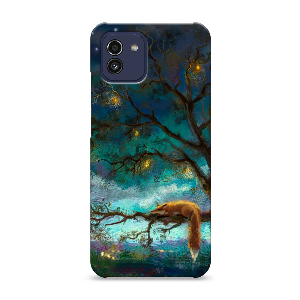 

Пластиковый чехол "Лиса устала" на Samsung Galaxy A03, 2104920-1