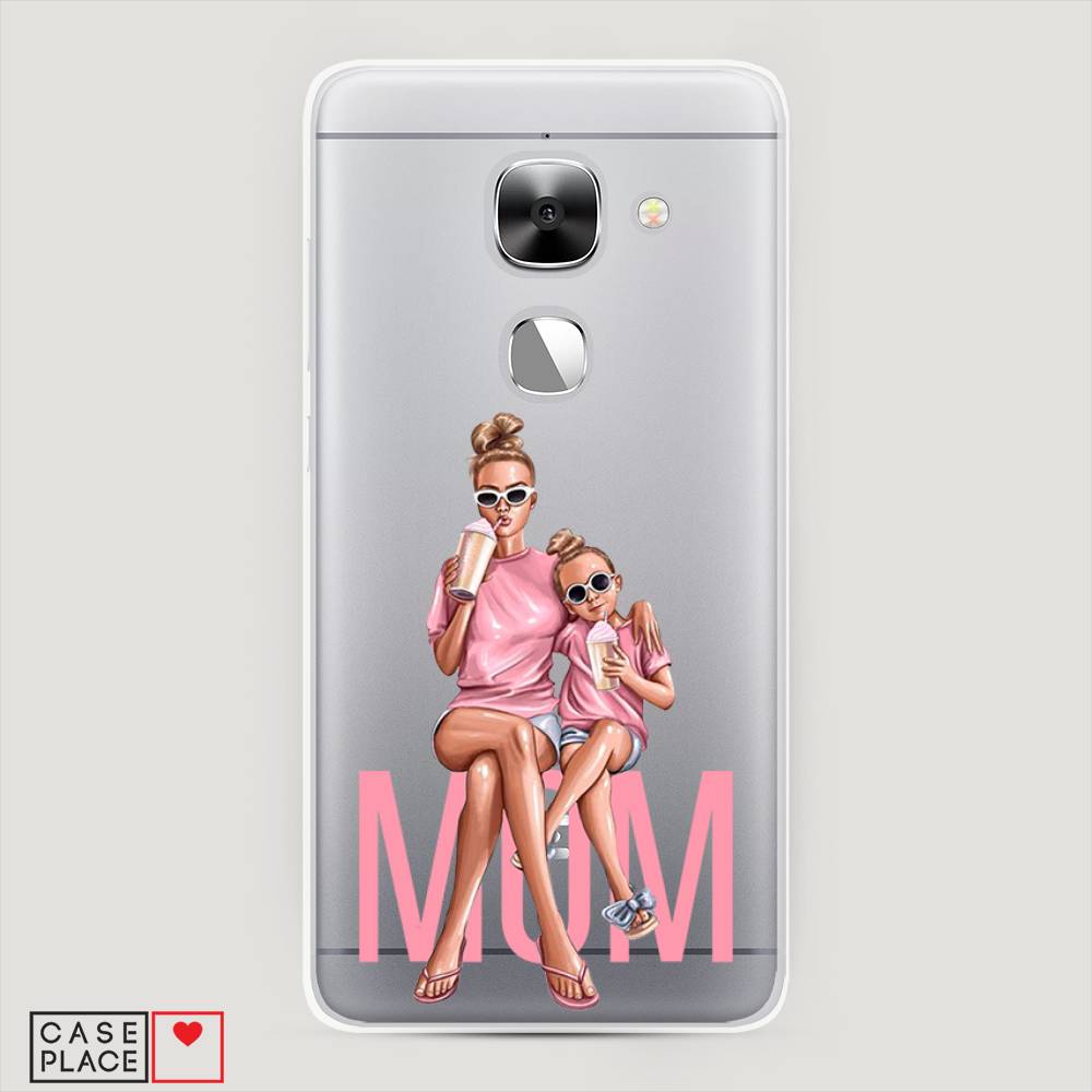 

Чехол Awog на LeEco Le 2/2 Pro / Лееко Ле 2/2 Про "Lovely mom", Синий;бежевый;розовый, 140150-7