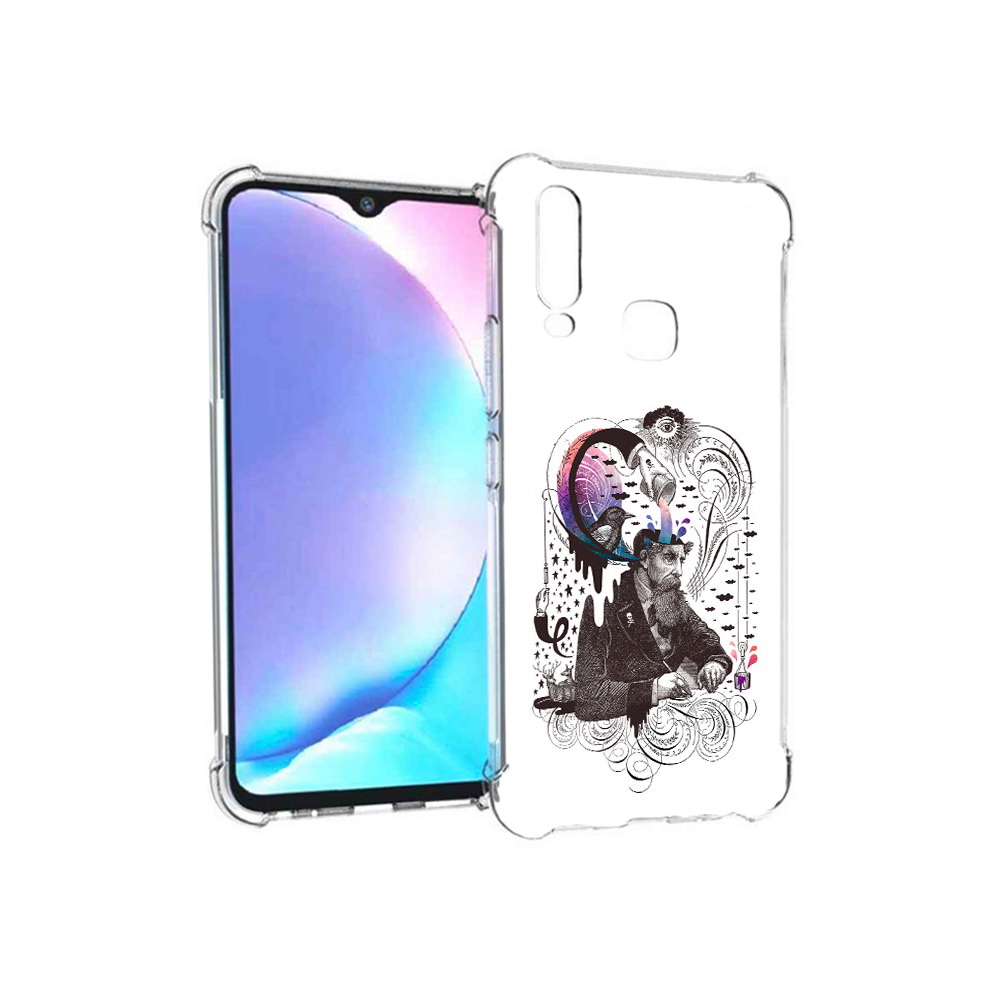 

Чехол MyPads Tocco для Vivo Y17 абстракция думающий мужчина (PT136369.382.210), Tocco