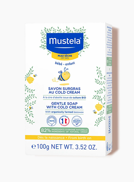 Нежное мыло с кольд-кремом MUSTELA Gentle Bath Soap With Cold Cream 100 г 1050₽