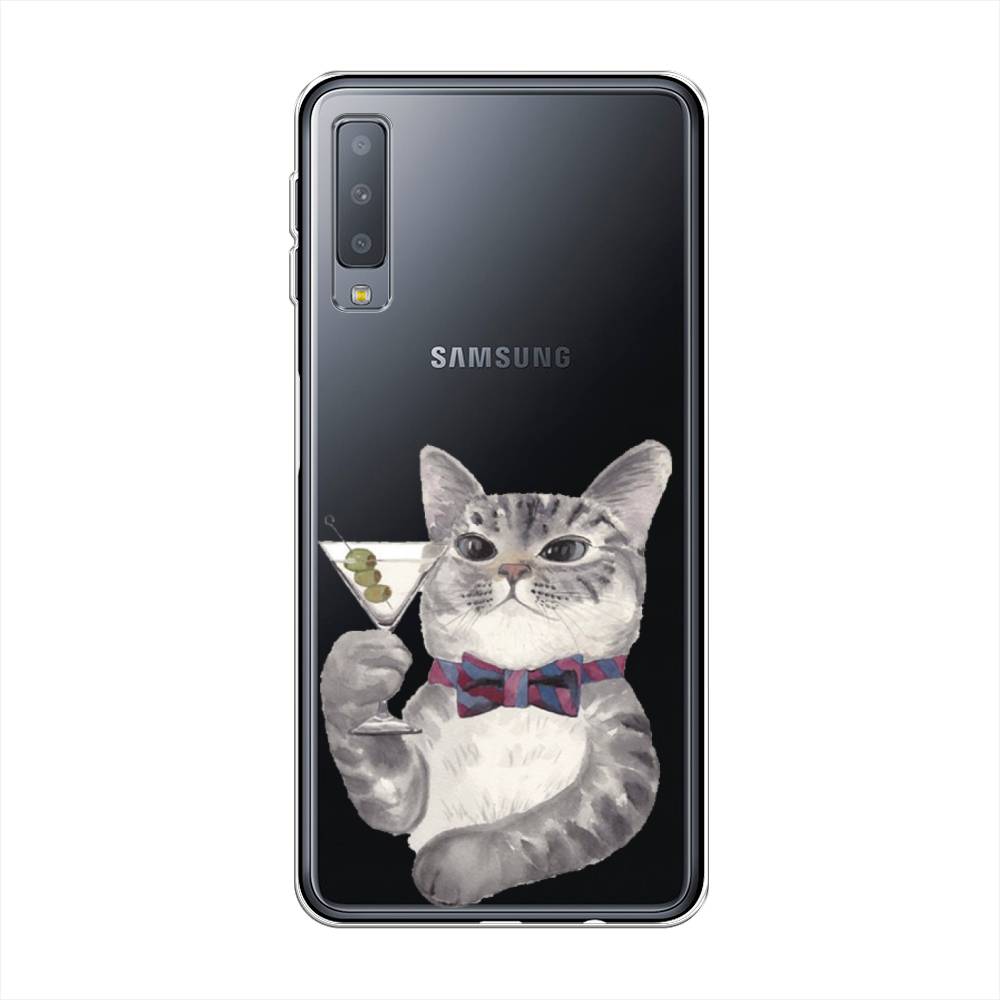 

Чехол Awog "Кот джентльмен" для Samsung Galaxy A7 2018