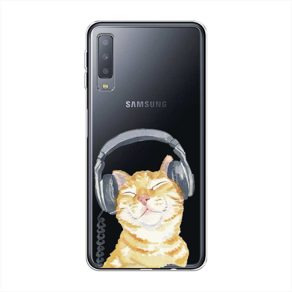 

Чехол Awog "Кот меломан" для Samsung Galaxy A7 2018