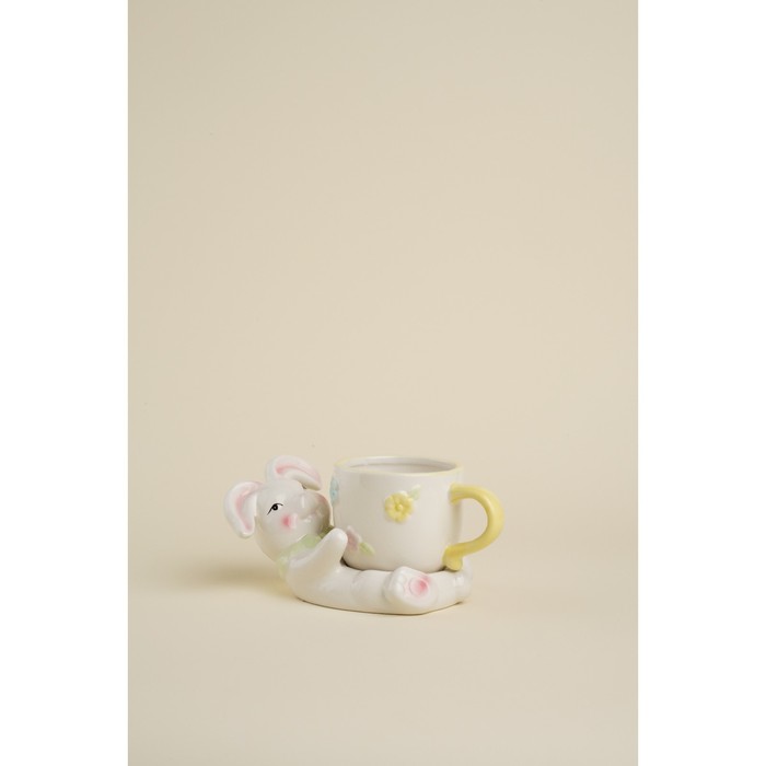

Чайная пара SL Home "Пасхальные кролики",17х12,5х9,5 см,, Белый