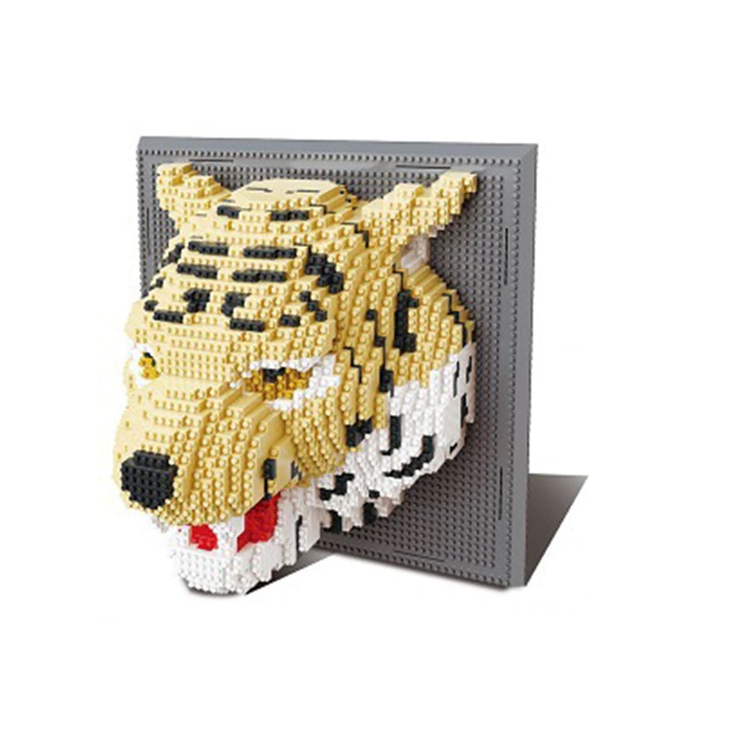 Конструктор Daia 3D из миниблоков Тигр, 2313 элементов DI668-78 пазл тигр на фоне моря greate me 1000 элементов гип1000 2018