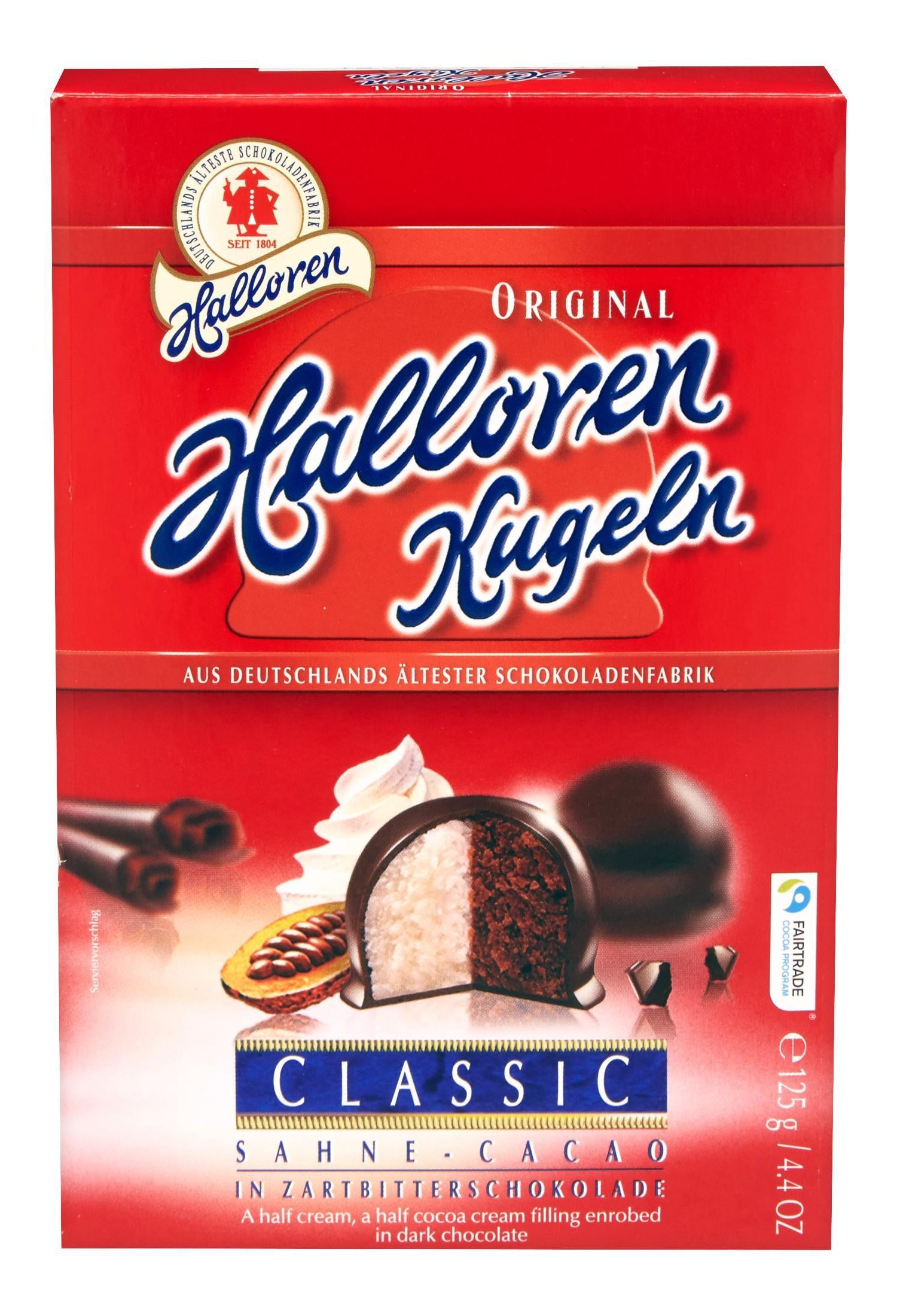 

Конфеты глазированные Halloren Брауни 145 г