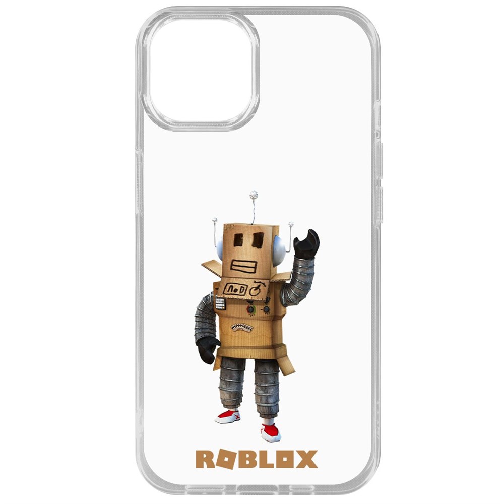 

Чехол-накладка Krutoff Clear Case Roblox-Мистер Робот для iPhone 15, Прозрачный