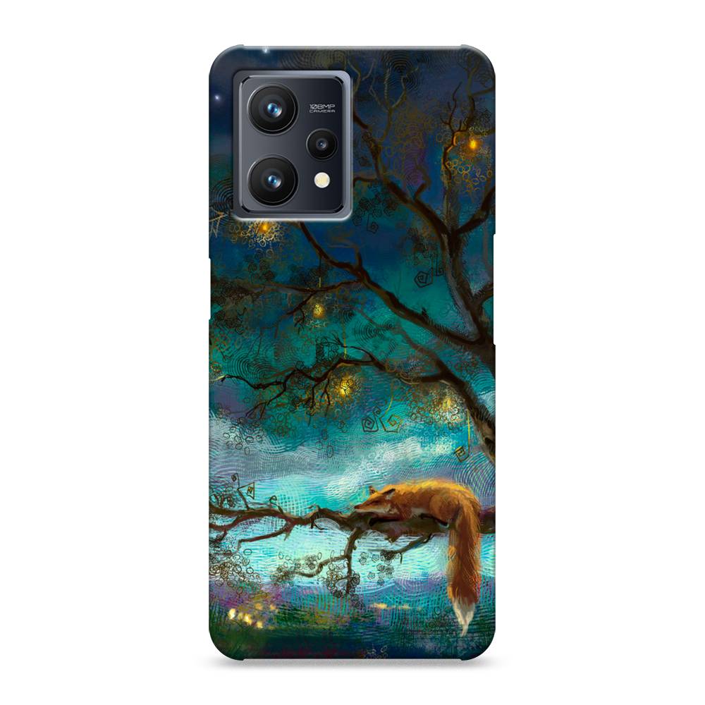 

Пластиковый чехол "Лиса устала" на Realme 9 Pro Plus, 258720-1