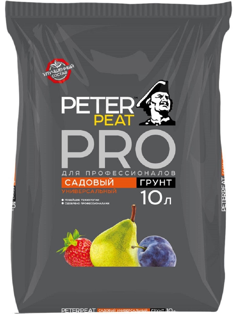 Грунт для плодовых и ягодных, цветов Peter peat П-01-10 10л