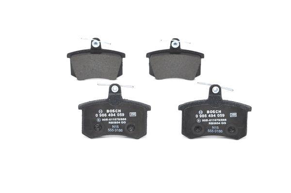 

Комплект тормозных колодок BOSCH 0986494059