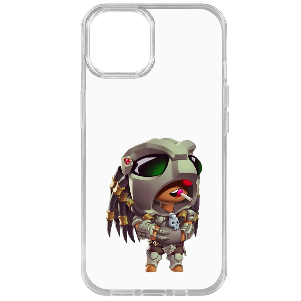 

Чехол-накладка Krutoff Clear Case Brawl Stars-Леон Хищник для iPhone 15, Прозрачный