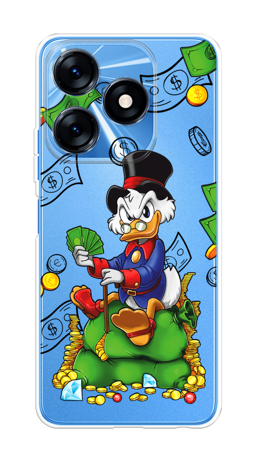 

Чехол на Tecno Spark 10/10C "Scrooge Richness", Черный;синий;зеленый, 303650-1