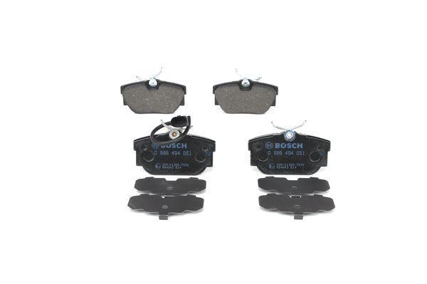 

Комплект тормозных колодок BOSCH 0986494051