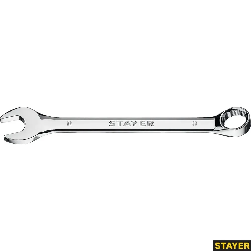 Гаечный ключ комбинированный STAYER HERCULES, 11 мм ключ гаечный зубр 27022 11 комбинированный 11 мм