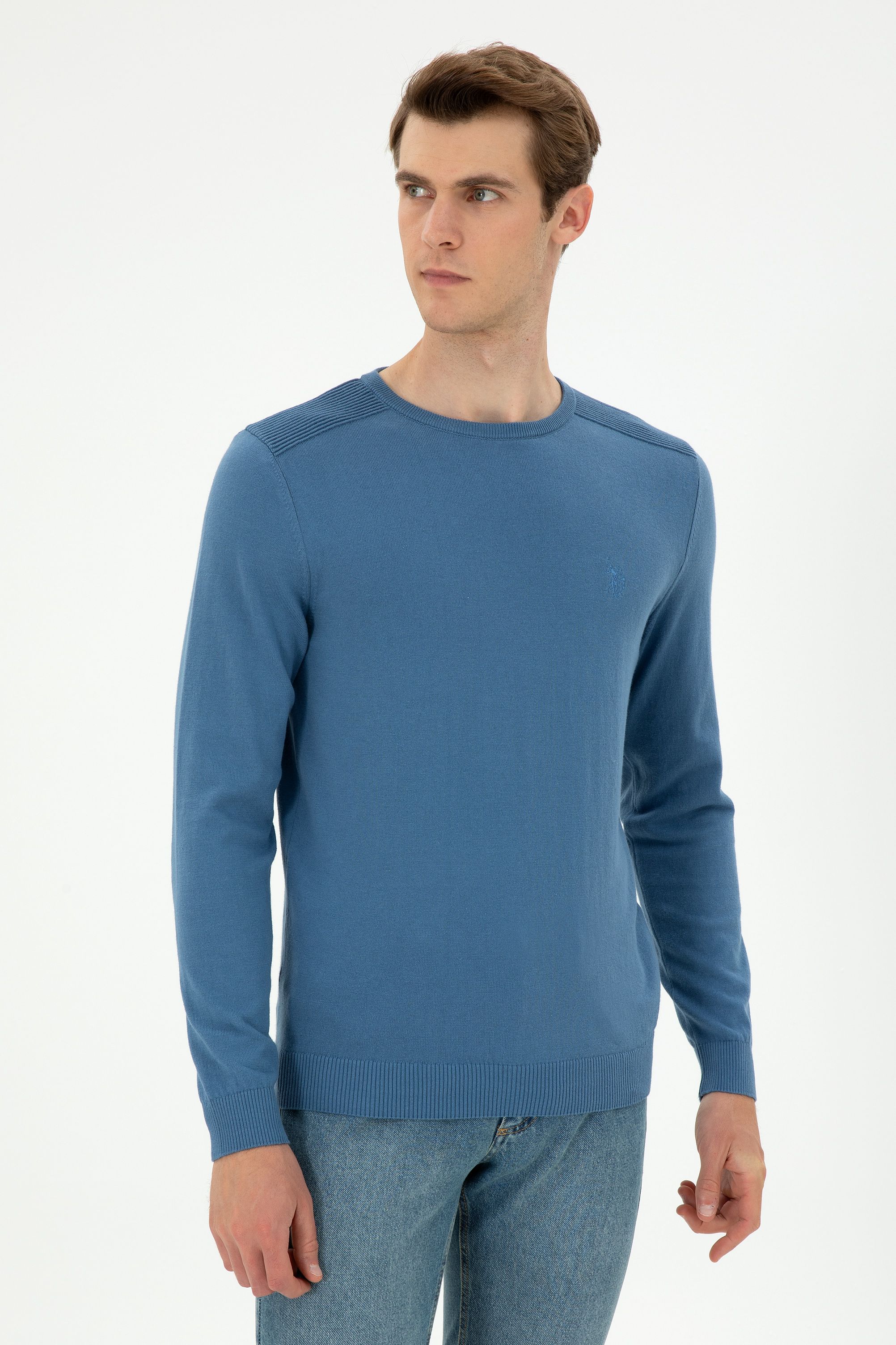 

Джемпер мужской U.S. POLO Assn. G081SZ0TK0TD01 синий M, G081SZ0TK0TD01
