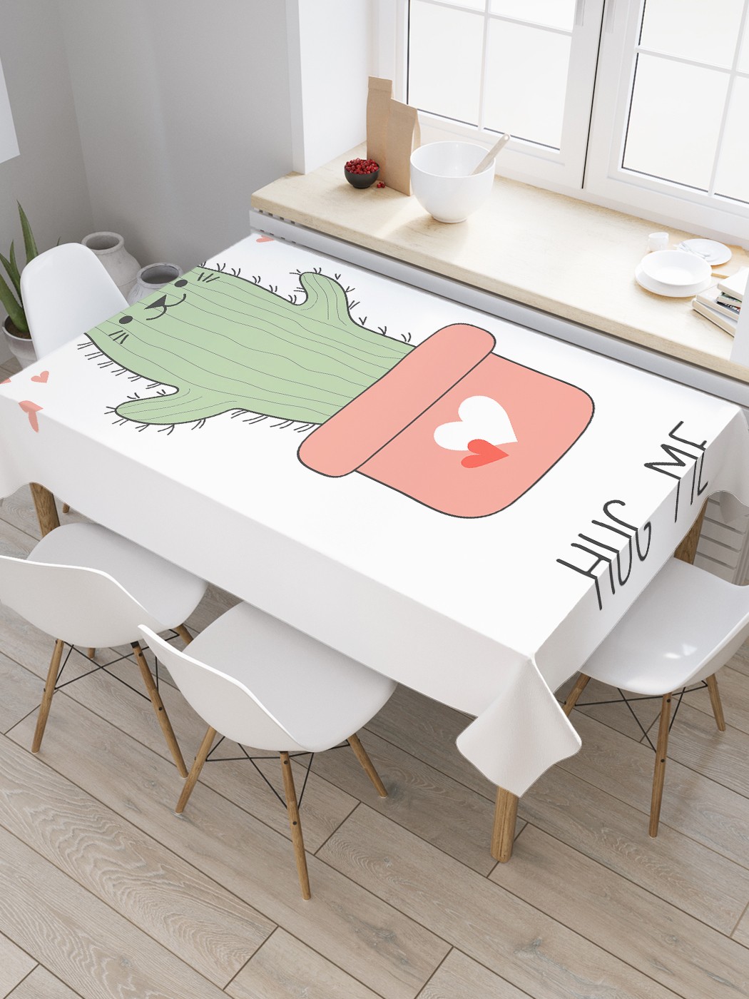 

Фотоскатерть JoyArty МУЛЬТИ 91306 120x145, Зеленый;розовый