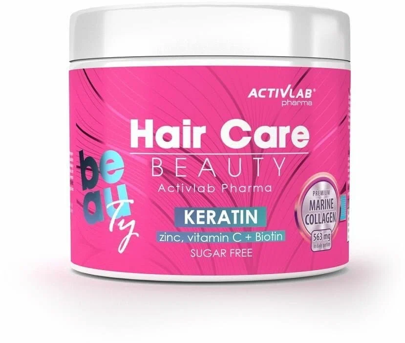 Морской коллаген с витаминами ActivLab Hair Care Beauty jar для волос, кожи, ногтей 200 г