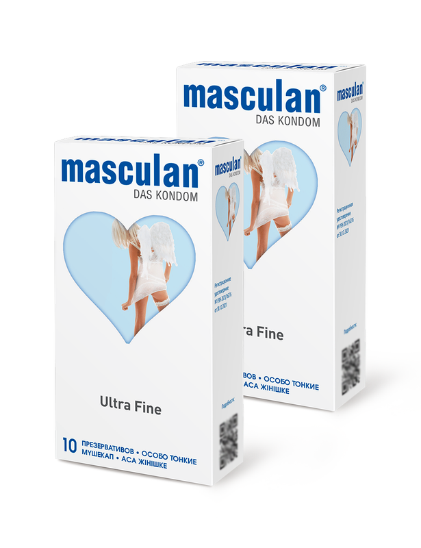 Презервативы Masculan 2 Ultra Fine особо тонкие 20 шт. 600009492607 прозрачный