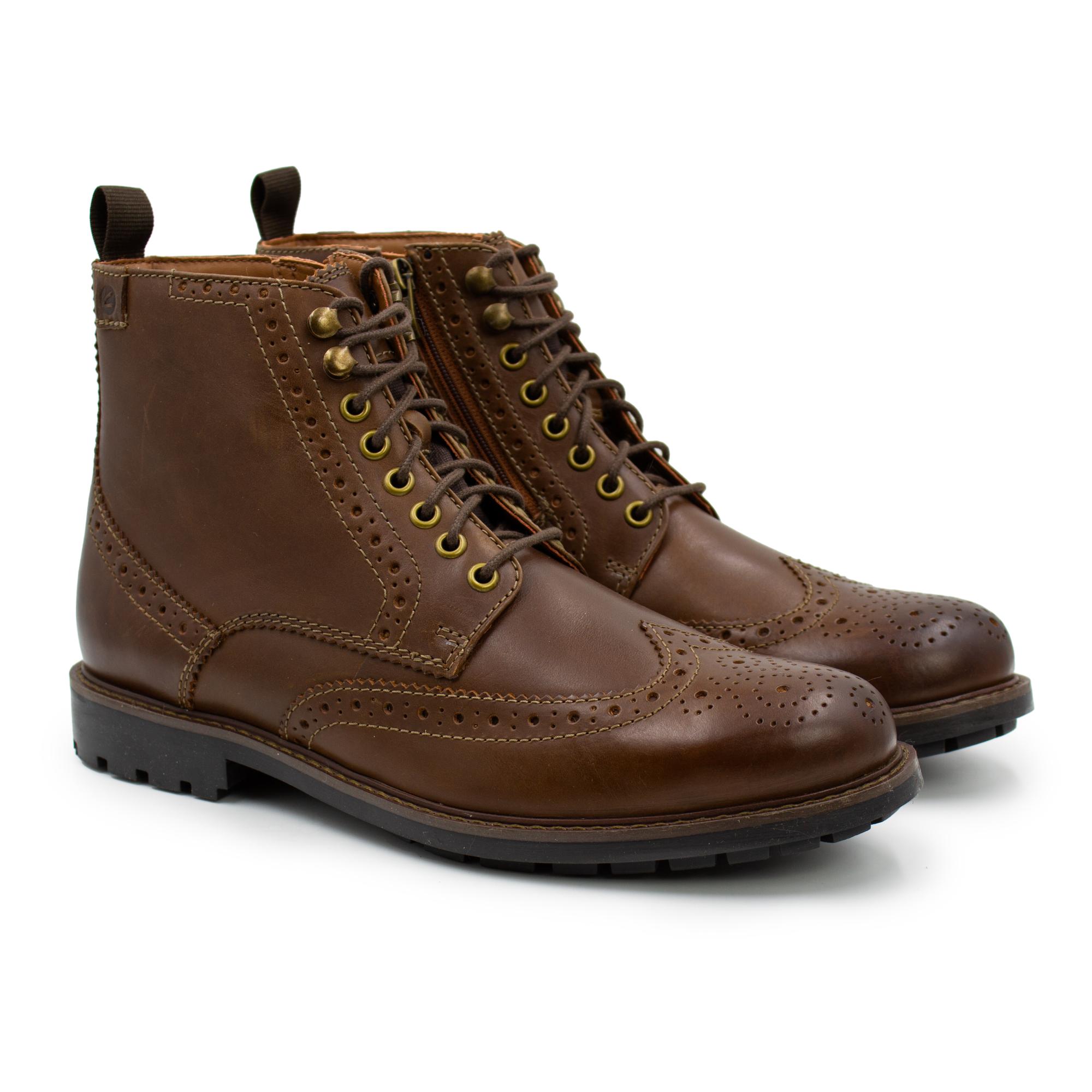 

Ботинки мужские Clarks Bowzer Hi 26162802 коричневые 45 EU, Bowzer Hi 26162802