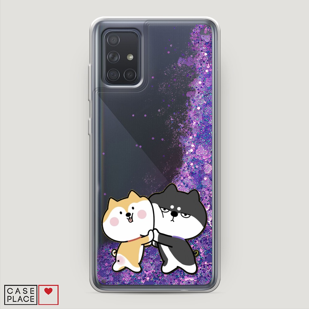 

Чехол Awog на Samsung Galaxy A71 4G "Обнимашки акита", Разноцветный, 29092-1