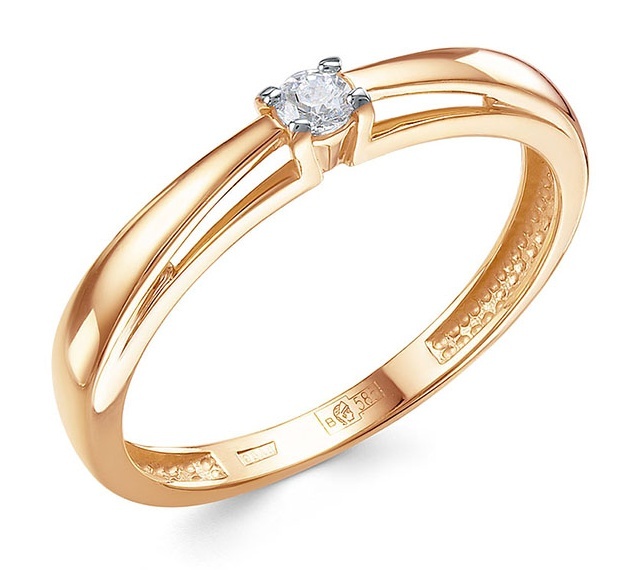 

Кольцо из золота р.  Kari Jewelry 222229, фианит, 222229
